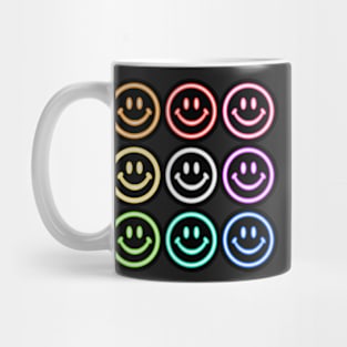 Neon Smiey Face Mug